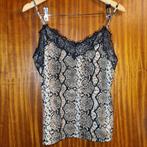 Spaghetti top print M, Kleding | Dames, Tops, Maat 38/40 (M), Bruin, Ophalen of Verzenden, Zo goed als nieuw