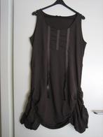Zeer aparte speelse taupe tuniek-jurk RIMINI XL snazzeys, Bruin, Verzenden, Rimini, Maat 46/48 (XL) of groter
