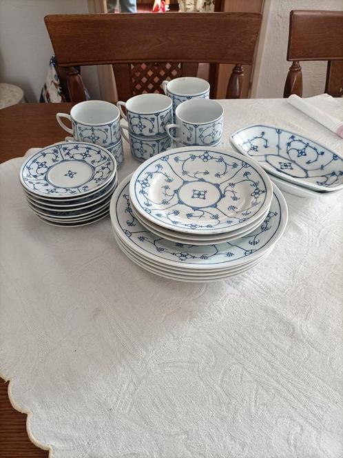 Blauw Saks Servies, Antiek en Kunst, Antiek | Servies los, Ophalen