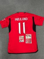 Gesigneerd shirt Rasmus Hojlund, Manchester United, Napoli, Ophalen of Verzenden, Nieuw, Shirt