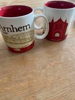 Starbucks Arnhem Mokken - Set van 2, Keramiek, Ophalen of Verzenden, Zo goed als nieuw, Overige stijlen