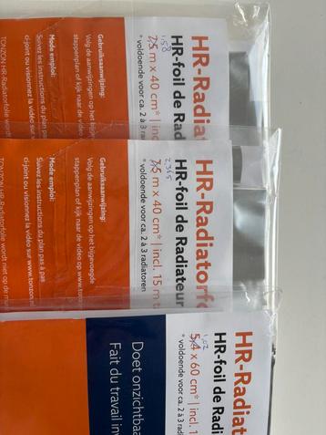 Tonzon HR-radiator folie aangeboden beschikbaar voor biedingen