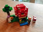 Lego (21179) Minecraft Paddenstoelenhuis, Ophalen of Verzenden, Zo goed als nieuw, Complete set, Lego