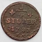1/4 Stuber 1783 Hertogdom Julich Berg Antieke Munt Duitsland, Ophalen of Verzenden, Duitsland