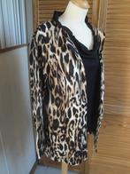 Open panter jasje maat L (z.g.a.n.), Kleding | Dames, Maat 38/40 (M), Bruin, Ophalen of Verzenden, Zo goed als nieuw