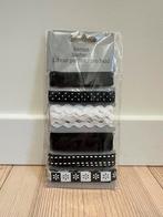 6x (sier) Linten - Nieuw in verpakking, Hobby en Vrije tijd, Ophalen of Verzenden, Nieuw, Materiaal