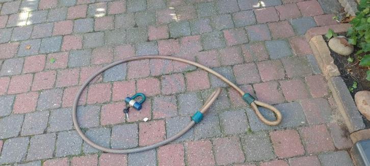 Kabel slot, Motoren, Accessoires | Sloten, Gebruikt, Ophalen of Verzenden
