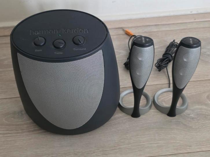 Harman Kardon HK 695 computer laptop speakers nieuwstaat, Computers en Software, Pc speakers, Zo goed als nieuw, Ophalen of Verzenden