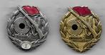 2 ZEER ZWARE LEGER MILITARIA BROCHE SPELDEN UIT 1 SERIE, Verzenden, Gebruikt, Overige onderwerpen, Speldje of Pin