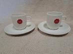 Douwe Egberts Espresso Kopjes (2 stuks), Ophalen of Verzenden, Zo goed als nieuw, Effen, Kop(pen) en/of Schotel(s)