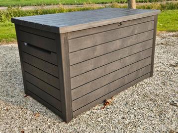 Keter Ontario Opbergbox tuinkussenbox 870 ltr Antraciet beschikbaar voor biedingen