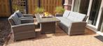 Heerlijke lounge set met kussens 150 euro!, Tuin en Terras, Ophalen, 5 zitplaatsen, Gebruikt, Bank