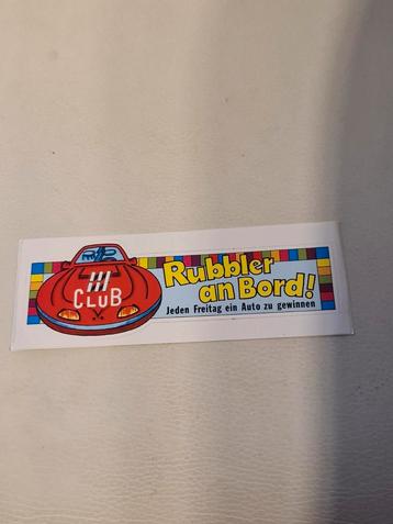 2394 Rubbler an Bord! Sticker beschikbaar voor biedingen