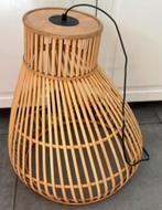 Mooie rotan hanglamp, Huis en Inrichting, Lampen | Hanglampen, Ophalen, Zo goed als nieuw, Overige materialen, Minder dan 50 cm