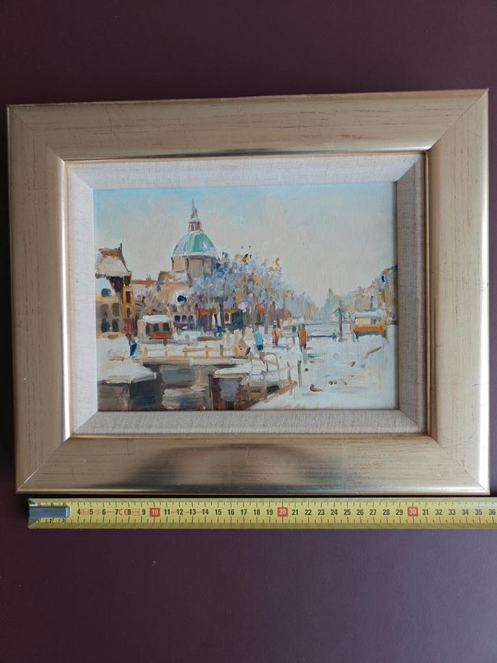 Schilderij van Hans de Jong, Heemstede, 1938, Antiek en Kunst, Kunst | Schilderijen | Klassiek, Ophalen of Verzenden