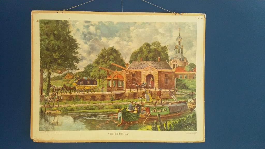 Schoolplaat, “Voor 100 jaar”, Antiek en Kunst, Ophalen, Geschiedenis