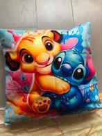 Schattige Stitch en Simba kussenhoes, Ophalen of Verzenden, Nieuw, Blauw, Vierkant