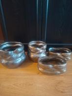 Set PTMD Bloempotten brons bruin goud, Huis en Inrichting, Ophalen of Verzenden, Gebruikt