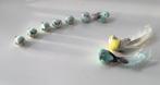 Set decoratieve vogeltjes met clip  pastelkleuren (10 stuks), Ophalen of Verzenden, Gebruikt