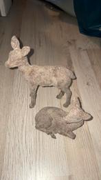 Landelijk sobere hertjes beeldjes, Ophalen of Verzenden