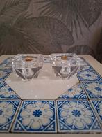 Royal Leerdam kristallen kandelaars, Antiek en Kunst, Antiek | Glas en Kristal, Ophalen of Verzenden