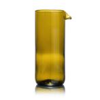 Rebottled Karaf - Olijfgroen - 600ml, Nieuw, Ophalen of Verzenden, Glas, Minder dan 50 cm