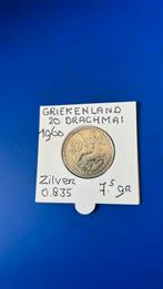 Zilveren 20 Drachmai 1960 Griekenland, Postzegels en Munten, Munten | Europa | Euromunten, Losse munt, Griekenland, Zilver, Overige waardes