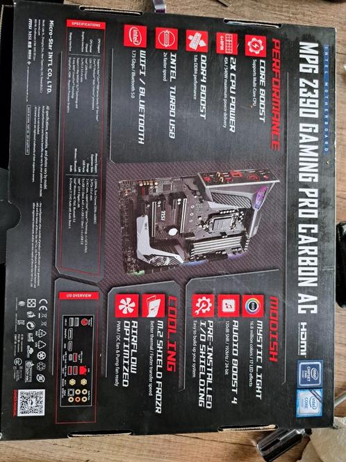 MSI Z390 Gaming PRO Carbon, Computers en Software, Moederborden, Zo goed als nieuw, Intel, DDR4, Ophalen