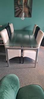 Moderne eethoek, Ophalen, 200 cm of meer, 50 tot 100 cm, Glas