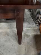 Grote teak houten tafel, Huis en Inrichting, Stoelen, Ophalen of Verzenden, Zo goed als nieuw, Bruin, Vijf, Zes of meer stoelen