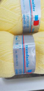 5 bollen mooie gele wol, trendsailer, Hobby en Vrije tijd, Breien en Haken, Ophalen of Verzenden, Nieuw, Breien of Haken, Wol of Garen