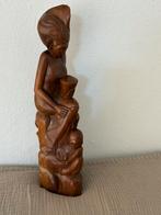 Balinees houtsnijwerk Art Deco beeld, Antiek en Kunst, Ophalen