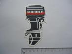 sticker oud MARINER origineel logo motor outboard watersport, Verzenden, Zo goed als nieuw