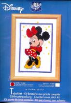 Cado disney borduurpakket, minnie mouse 19.002, Hobby en Vrije tijd, Ophalen of Verzenden, Nieuw, Handborduren, Borduurpakket