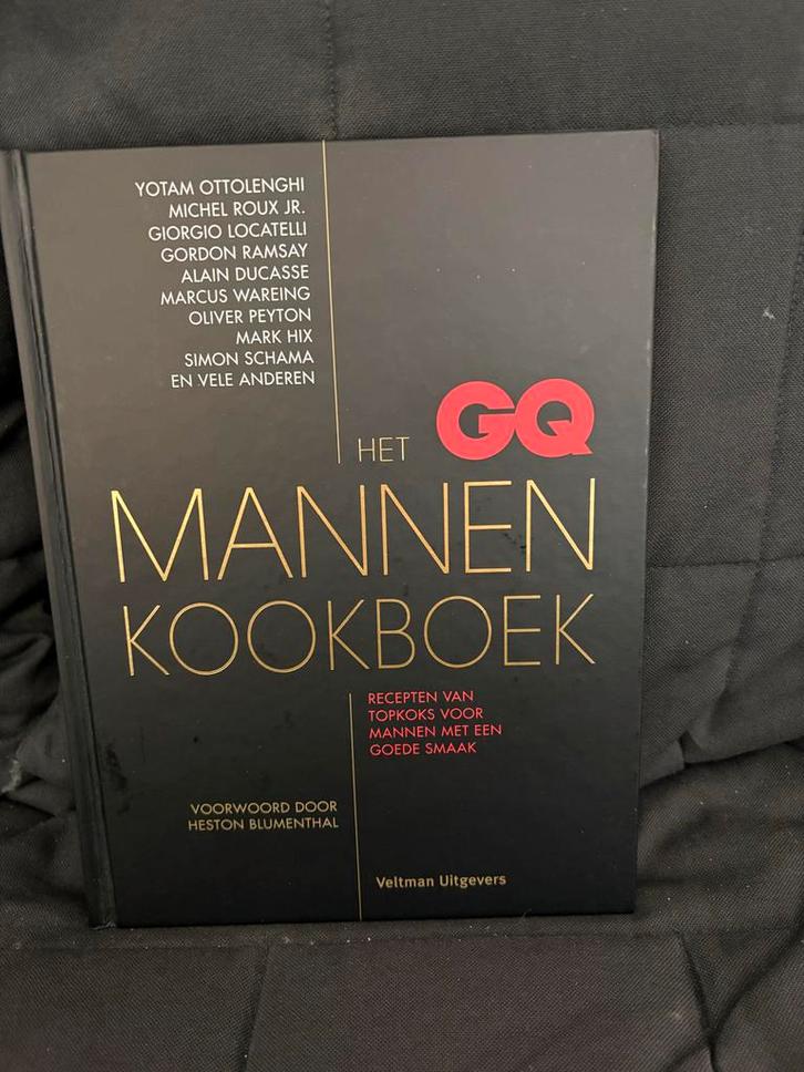 GQ Mannen Kookboek, Boeken, Kookboeken, Zo goed als nieuw, Hoofdgerechten, Overige gebieden, Ophalen of Verzenden