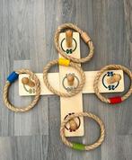 Houten Werpspel met 5 ringen, Kinderen en Baby's, Speelgoed | Houten speelgoed, Overige typen, Ophalen of Verzenden, Zo goed als nieuw