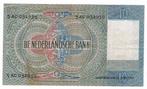 10 gulden 25 juni 1940 Emma, Postzegels en Munten, Bankbiljetten | Nederland, Ophalen of Verzenden, 10 gulden, Los biljet
