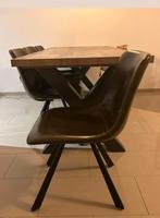 Lamalux Melamine Eettafel + 5 Goossens Stoelen, Huis en Inrichting, Stoelen, Ophalen of Verzenden