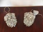2 hanglampen met geslepen glas kristallen, Ophalen of Verzenden, Zo goed als nieuw, Glas, Minder dan 50 cm
