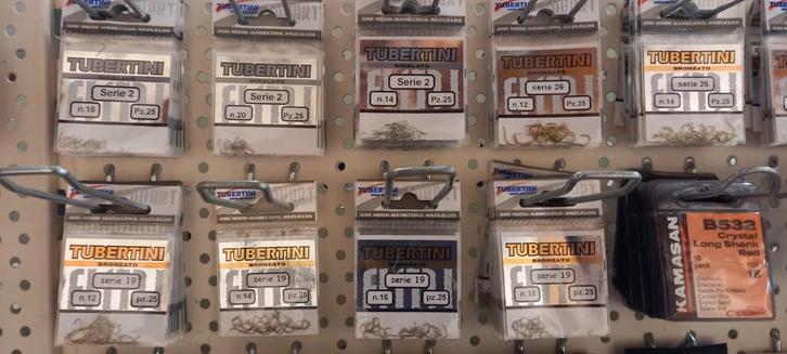 Tubertini Serie 2, 18 en 26 witvishaken, Watersport en Boten, Hengelsport | Witvissen, Overige typen, Verzenden