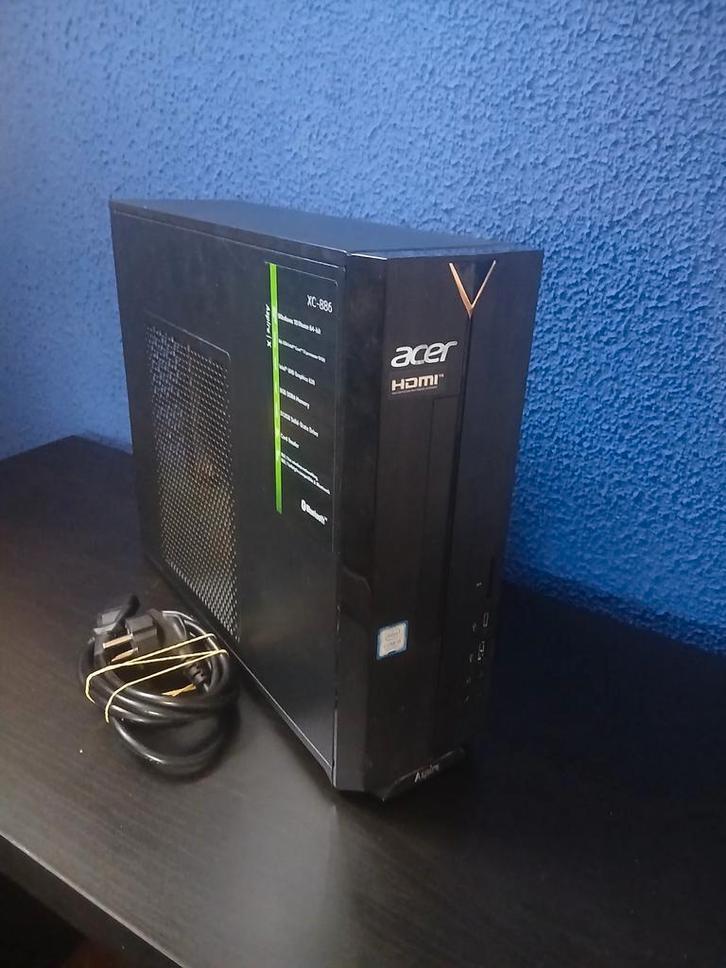 Acer Aspire XC-886 Desktop PC, Computers en Software, Desktop Pc's, SSD, 8 GB, Ophalen of Verzenden