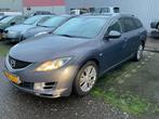 Mazda 6 Sportbreak 2.0 CiTD Touring 2008 Navi, 1998 cc, Stof, Gebruikt, Zwart