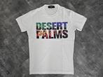 Dsquared Desert Palms T-Shirt maat M, Kleding | Heren, T-shirts, Dsquared2, Maat 48/50 (M), Wit, Zo goed als nieuw