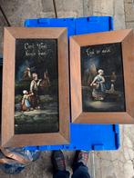 Oude schilderijtjes, Antiek en Kunst, Ophalen of Verzenden
