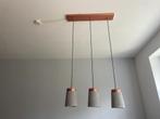 Hanglamp beton met koper, Huis en Inrichting, Lampen | Hanglampen, Ophalen, Gebruikt, Metaal, 75 cm of meer