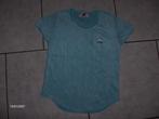 Vintage blauw badstof hondje print shirt CHIPIE mt 116 goed, Gebruikt, Meisje, Ophalen of Verzenden, Shirt of Longsleeve