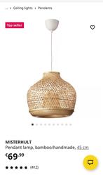 IKEA Misterhult Hanglamp, Huis en Inrichting, Lampen | Hanglampen, Ophalen, Zo goed als nieuw, Hout, Minder dan 50 cm