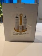 Nieuwe olie & azijn set van bamboe, Ophalen of Verzenden, Nieuw