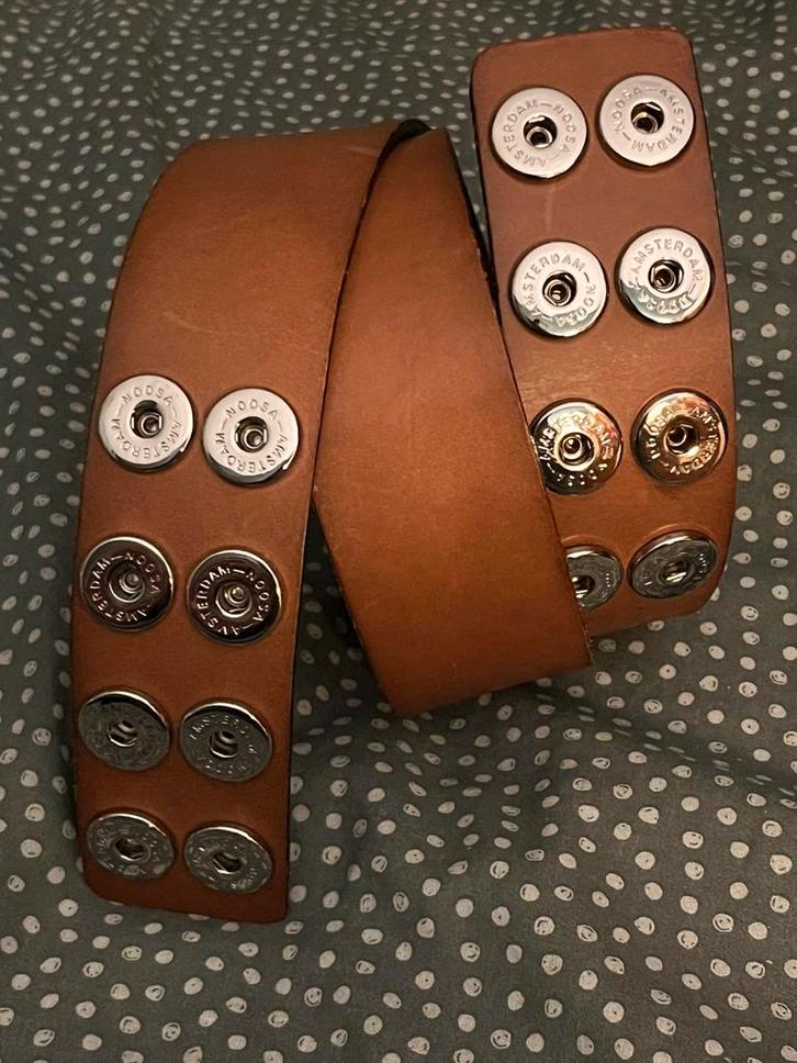 Noosa Amsterdam riem als nieuw bieden vanaf € 20,00, Kleding | Dames, Riemen en Ceinturen, Zo goed als nieuw, Bruin, Ophalen of Verzenden