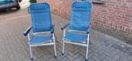 2 Campingstoelen Westfield Outdoor (incl. Voetenbankjes), Caravans en Kamperen, Kampeermeubelen, Ophalen, Gebruikt, Campingstoel